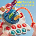 Baby Montessori Sensory Development Educational Toys Pull String Finger Grasp Training Early Learning Toy - EveryWares