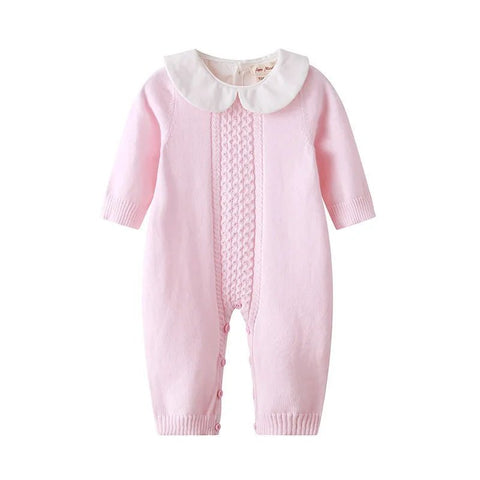 Baby Romper Autumn Newborn Knitting Baby Clothes Woolen Long - sleeve Infant Baby Jumpsuit Overalls Baby Boys Girls Romper - EveryWares