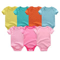 Baby Rompers Clothing 7Pcs/Lot Infant 100%Cotton - EveryWares