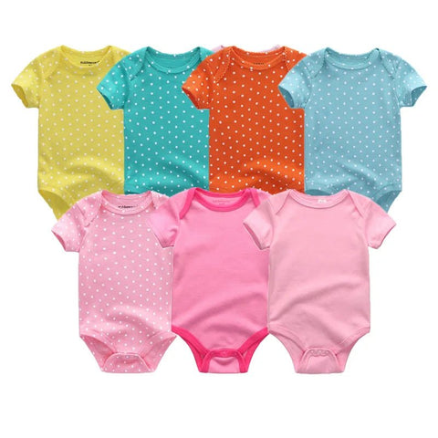 Baby Rompers Clothing 7Pcs/Lot Infant 100%Cotton - EveryWares