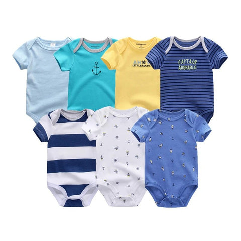 Baby Rompers Clothing 7Pcs/Lot Infant 100%Cotton - EveryWares