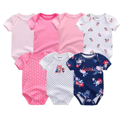 Baby Rompers Clothing 7Pcs/Lot Infant 100%Cotton - EveryWares