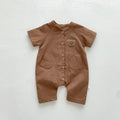 Baby Short Sleeve Cartoon Pure Cotton Jumpsuits - EveryWares