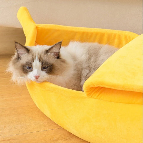 Banana Cat Bed House Funny Cute - EveryWares