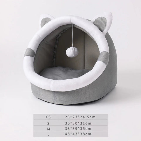 Bed for Small Pets with Washable Cushion - EveryWares