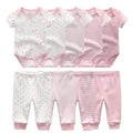 Bodysuits and Pants Outfits Baby Clothing cotton Infant Romper Sets - EveryWares