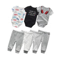 Bodysuits and Pants Outfits Baby Clothing cotton Infant Romper Sets - EveryWares