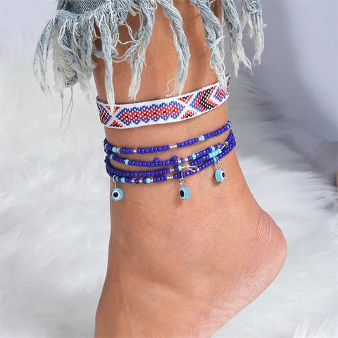 Bohemian Anklets Evil Eye For Women - EveryWares