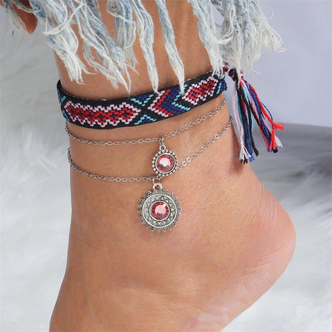 Bohemian Anklets Evil Eye For Women - EveryWares