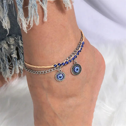 Bohemian Anklets Evil Eye For Women - EveryWares