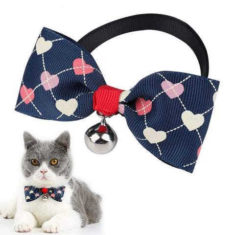 Bow Tie Adjustable to the Cat's Neck and with Bell - EveryWares