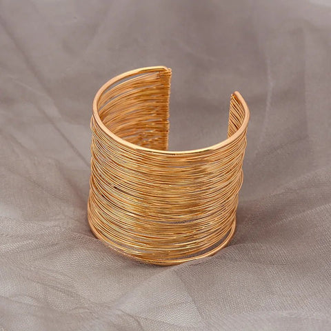 Bracelets a lot Styles and Shapes Adjustable Gold or Silver Color - EveryWares