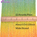 Braid Hair Synthetic Jumbo Braiding Color African Rainbow - EveryWares