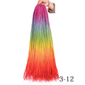 Braid Hair Synthetic Jumbo Braiding Color African Rainbow - EveryWares