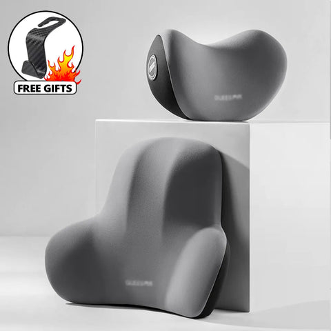 Breathable Foam Car Cushion Headrest Back Lumbar Car Seat Cushion Relieve Stress - EveryWares