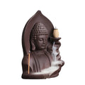 Buddha Purple Clay Backflow Incense Stick Holder - EveryWares