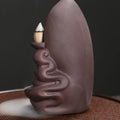 Buddha Purple Clay Backflow Incense Stick Holder - EveryWares