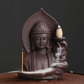 Buddha Purple Clay Backflow Incense Stick Holder - EveryWares