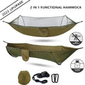 Camping Hammock with Mosquito Net Portable Outdoor Hammocks Swing Sleeping - EveryWares