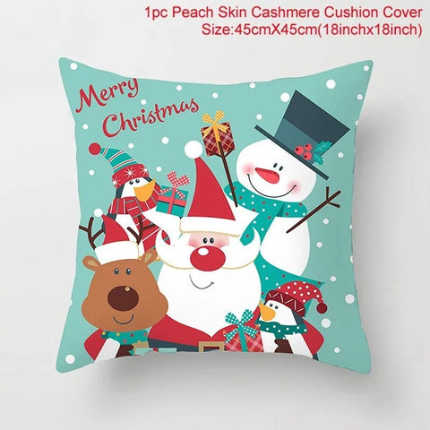 Cartoon Christmas Pillow Cover - EveryWares