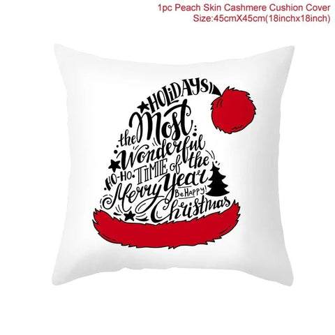 Cartoon Christmas Pillow Cover - EveryWares