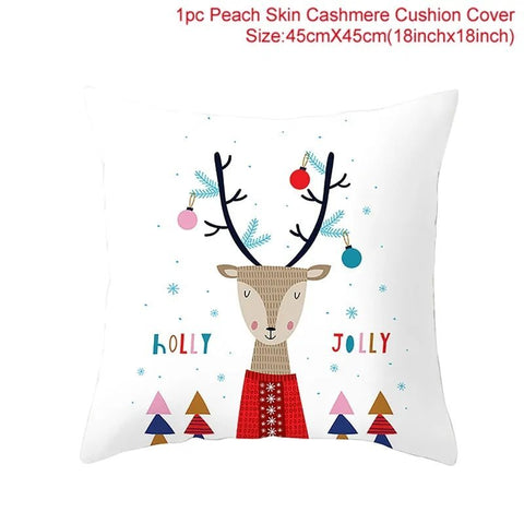 Cartoon Christmas Pillow Cover - EveryWares