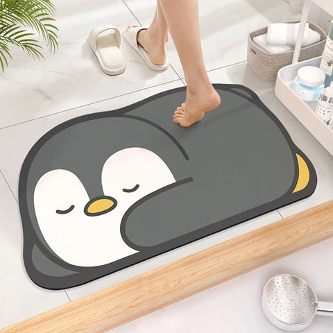 Cartoon Super Absorbent Non - Slip Bathroom Mat - EveryWares