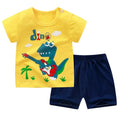 Cartoon T Shirt + Shorts Set Clothes Kids Pajamas Clothing - EveryWares