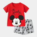 Cartoon T Shirt + Shorts Set Clothes Kids Pajamas Clothing - EveryWares