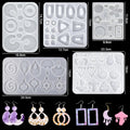 Casting Molds Set Silicone UV Casting Tools Kits Resin Casting Molds For Jewelry Making DIY - EveryWares