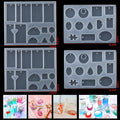 Casting Molds Set Silicone UV Casting Tools Kits Resin Casting Molds For Jewelry Making DIY - EveryWares