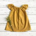 Casual Loose Dress Cotton Simple Solid Color Dresses - EveryWares