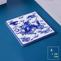 Ceramic Coasters Oriental Decorative - EveryWares