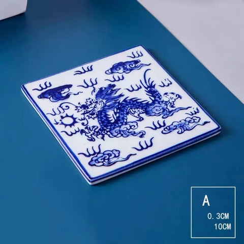 Ceramic Coasters Oriental Decorative - EveryWares