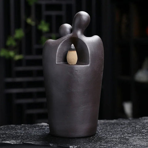 Ceramic Sandalwood Backflow Incense Burner - EveryWares