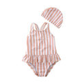 Children's Swimwear Swimsuit Girls Bikini with Hat - EveryWares