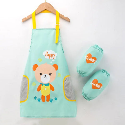 Children's Waterproof Apron with Sleeves - EveryWares