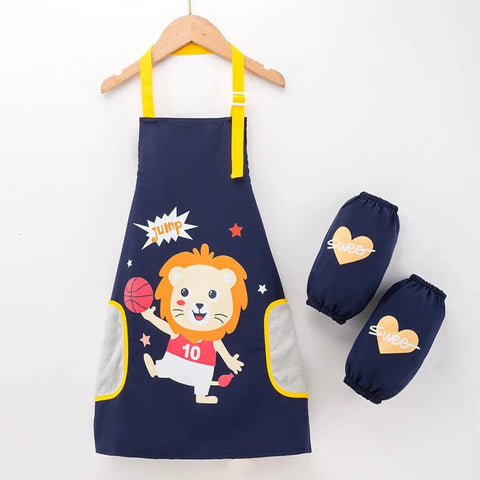 Children's Waterproof Apron with Sleeves - EveryWares