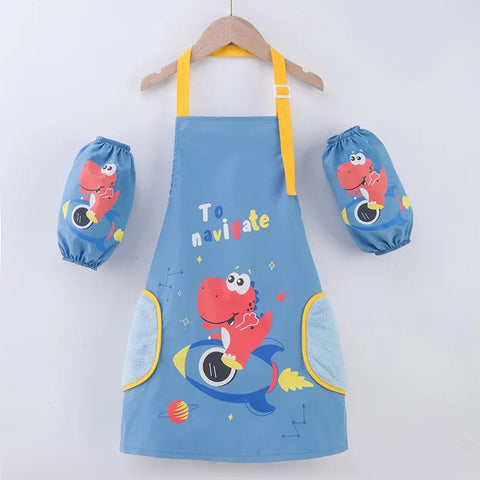 Children's Waterproof Apron with Sleeves - EveryWares