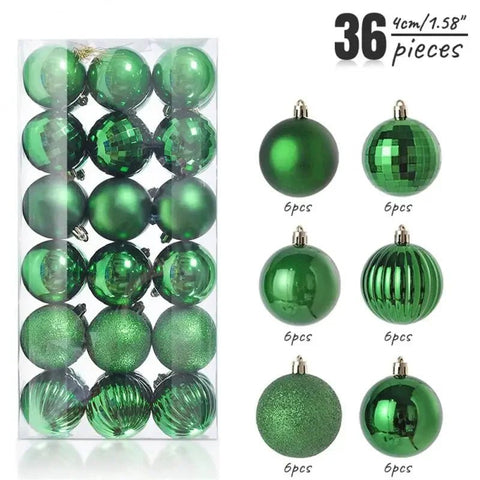 Christmas Balls Unbreakable Plastic - EveryWares