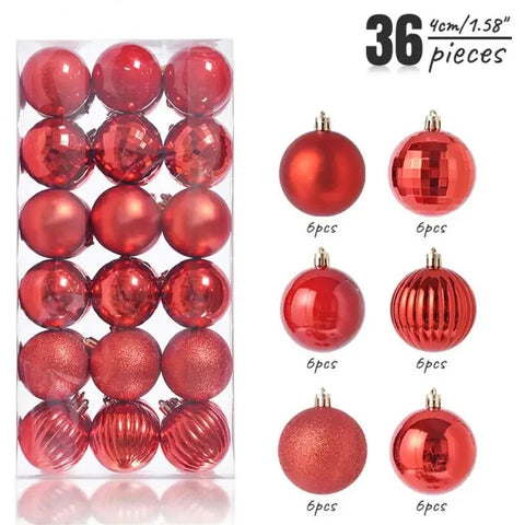 Christmas Balls Unbreakable Plastic - EveryWares