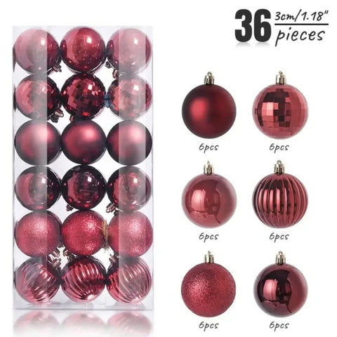 Christmas Balls Unbreakable Plastic - EveryWares