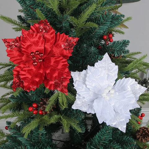 Christmas Flowers For Tree Decoration - EveryWares