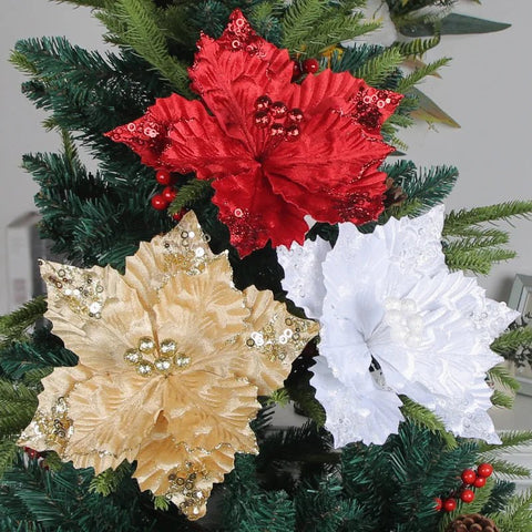 Christmas Flowers For Tree Decoration - EveryWares