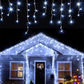 Christmas Lights Waterfall Outdoor Decoration Curtain String Lights - EveryWares