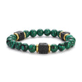 Classic Malachite Bracelets Jewelry Healing Lava Bracelets Diabetes Relief - EveryWares