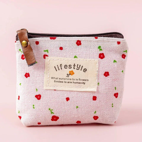 Coin Wallet Lady Girls Storage Bag Zipper Pouch - EveryWares