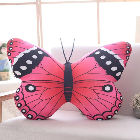 Colorful Butterfly Plush Pillow Stuffed Lifelike - EveryWares