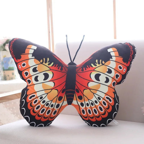 Colorful Butterfly Plush Pillow Stuffed Lifelike - EveryWares