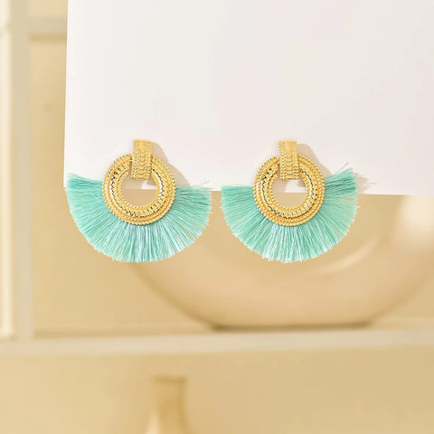 Colorful Fringe Earrings - EveryWares